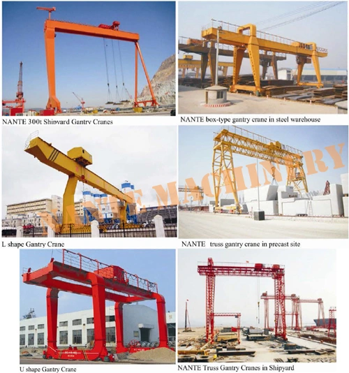 Steel Invetory Yard L-Shape Single Girder Gantry Crane