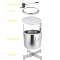 Stainless Steel Smokeless Fire Pit Camping Accessories Portable Fire Pit