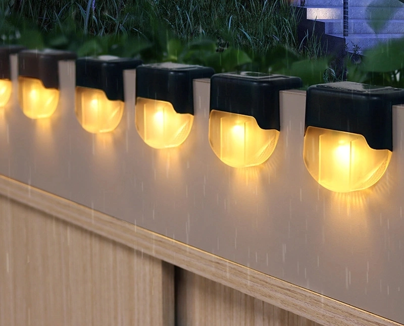 Solar Step Light Solar Outdoor Lights for Deck Post Fence Step