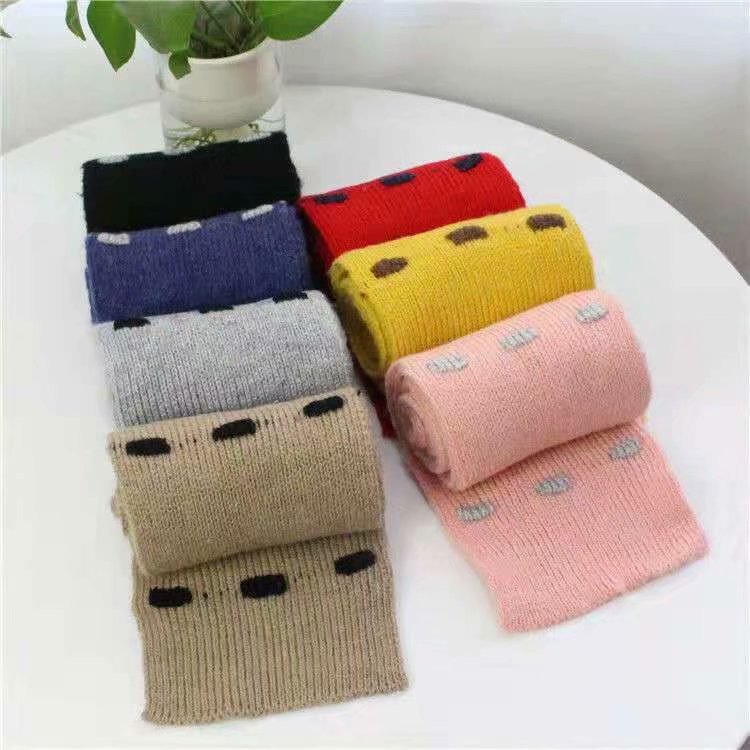 Warm winter knitted hat with fleece for children (11)