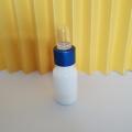 Blue and Gold Glass Cosmetic Bottles