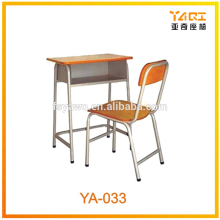School Furniture Used High Middle Primary School Wood Steel School Desk Chair