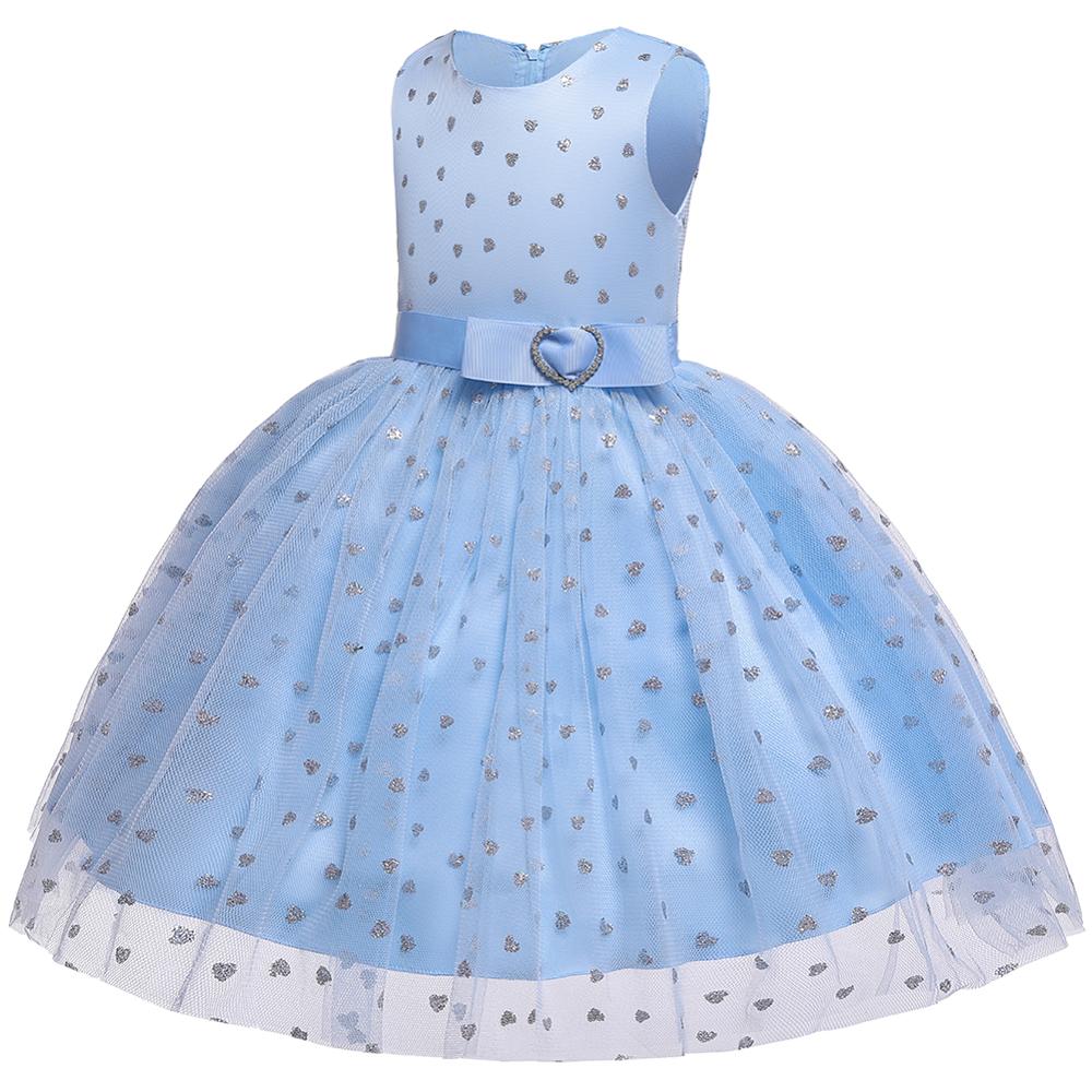 2019 hot sale baby children party frocks girls demin yarn dress design