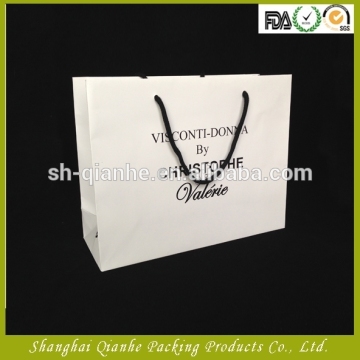 Christmas cute printed gift paper bag customized paper gift bag