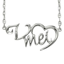 925 Sterling Silver Personalized Name Necklace with Gold Plating