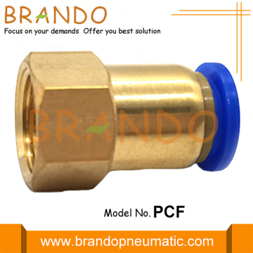 Female Push On Quick Connect Pneumatic Hose Fitting