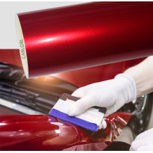 Metallic Gloss Metallic Red Car Wrap Vinyl