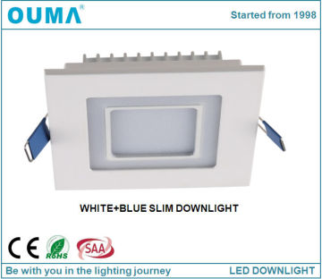 white square 2 years warranty 12W led down light