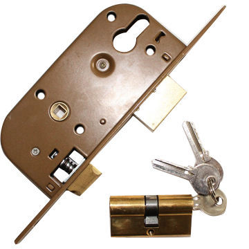 Deadlock cylinder, made of steel