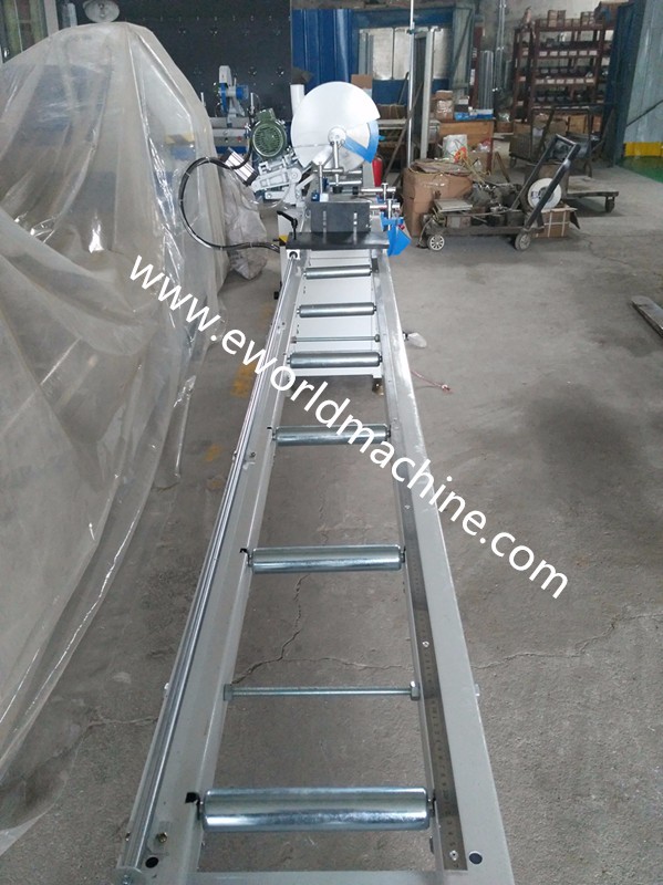 PVC profile window making one head cutting machine