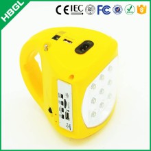rechargable outdoor led lighting led camping lantern light with solar panel for sale from chinese manufacturer
