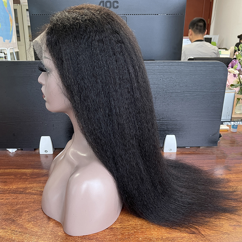 Hair factory wholesale long human hair wig, HD 100 remy brazilian hair wigs, cuticle aligned wig brazilian human hair lace front