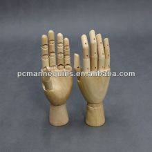 Wooden hand mannequins hand adjustable mannequin hands
