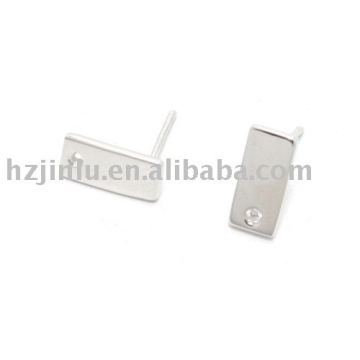 Hip hop earring, 925 sterling silver drop(E010115)- Free shipping fee