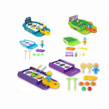 Multi-Sport Desktop Puzzle Toy: EPT Bowling, Basketball, Football, Table Tennis, Ice Hockey, Curling & Finger Shooting Machine