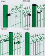 Galvanised BRC Welded Wire Mesh Fence / Galvanised BRC Welded Mesh