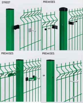 Galvanised BRC Welded Wire Mesh Fence / Galvanised BRC Welded Mesh