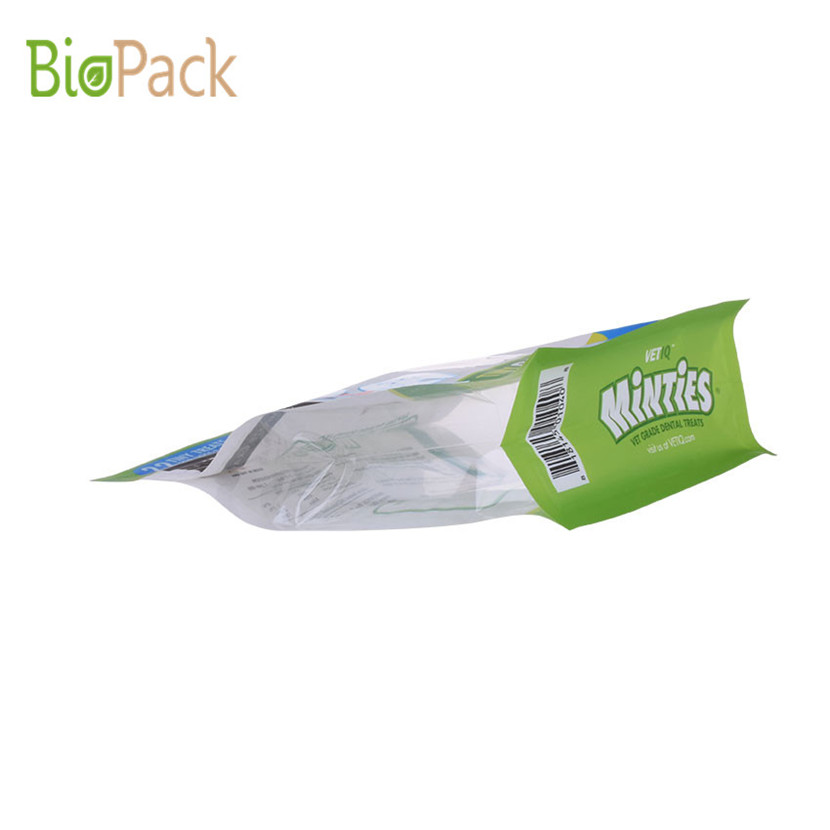 BioDedRadable Plastic Stand Up Pouch Pet Food Bag مع طباعة عصيدة