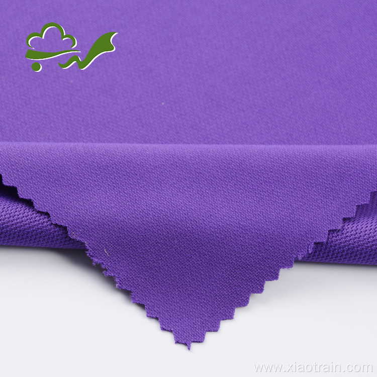 Cheap Purple knitted bird eye mesh fabric