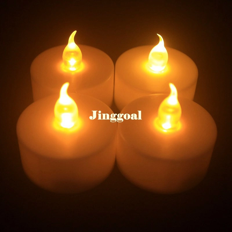 Flameless 2032 Battery Operated Electric LED Tea Light Candle