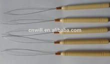 micro rings loop tool loop threader pulling needle used with hair plier and beads for human hair feather extension tools