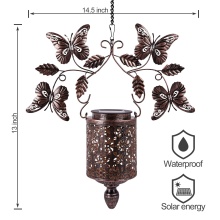 Butterfly Shape Solar Hanging Lanterns for Gardens