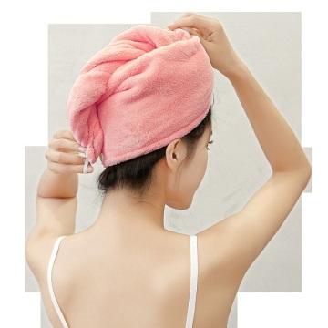 Cheveux secs Bonnet Salle de Bains Chapeau Fille Serviette