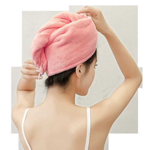 Tuala Rambut Kering Topi Mandi Gadis Tuala