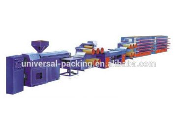 Popular latest plastic pp raffia yarn extruder machine