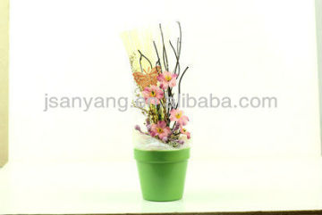 beautiful potted flower decoration