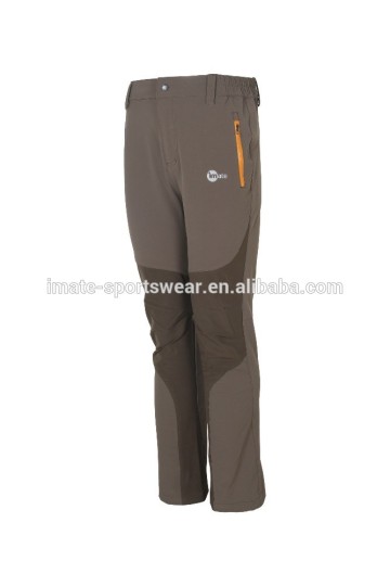 Diaphanous brown cycling pants