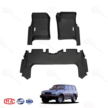 TPE floor mats for Toyota LC80