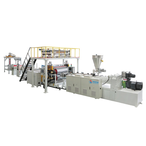 SPC Sheet Interlocking Flooring Making Machine