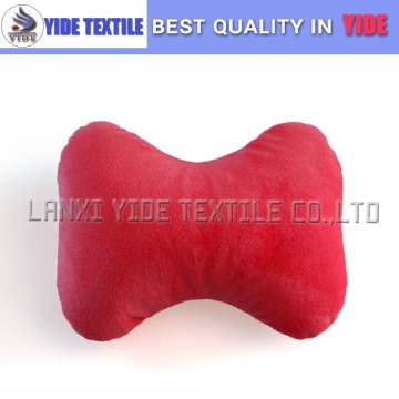 Red soft car neck massage pillow neck cervical pillow bone shaped neck pillow