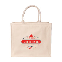 Customizable Kraft Jute Christmas Gift Sacks with Personalized Printing for Parties and Decorations