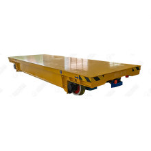 Durable Workshop Battery Operated Remote Control 50T Railway Transfer Cart