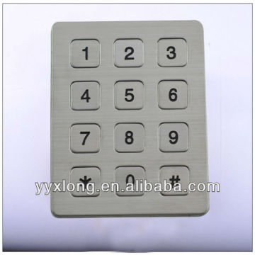 ATM keypad /payphone keypad with stainless steel