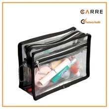 free sample transparent PVC clear vinyl makeup bag
