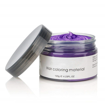 Hair Coloring Dye Wax, Purple Instant Hair Wax