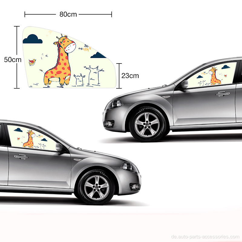 Auto Seitenfenster -Cartoon gedrucktem Magnetauto -Vorhang