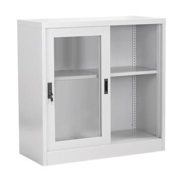 Shelf File Sliding Door Office Cupboard