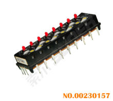 Waterproof electrical push button switch