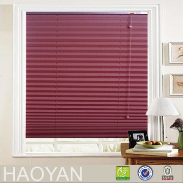 modern design decorative pleated window blinds