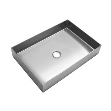 Trendy Right Angle Inner Round Color Bathroom Sink