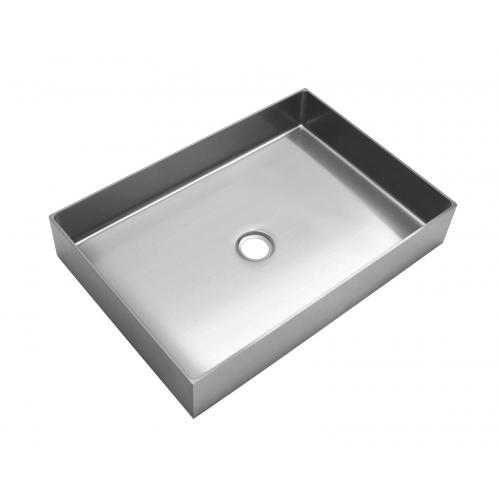 Trendy Right Angle Inner Round Color Bathroom Sink