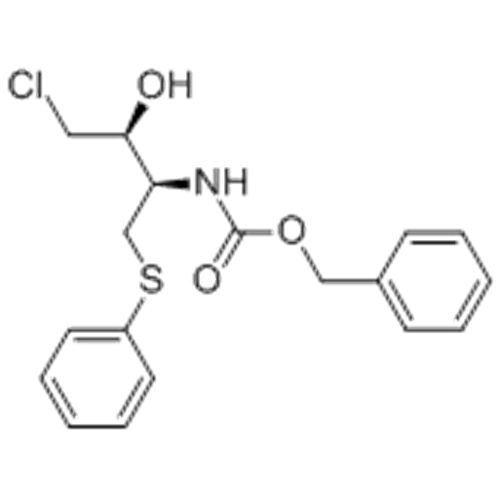 Carbaminsäure, N - [(1R, 2S) -3-Chlor-2-hydroxy-1 - [(phenylthio) methyl] propyl] -, Phenylmethylester CAS 159878-02-1