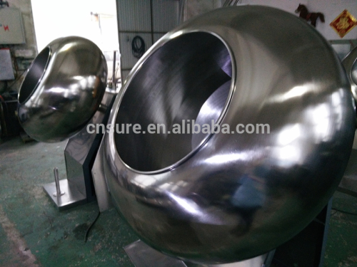 stainless steel automatic ceramic drum sugar coating machine