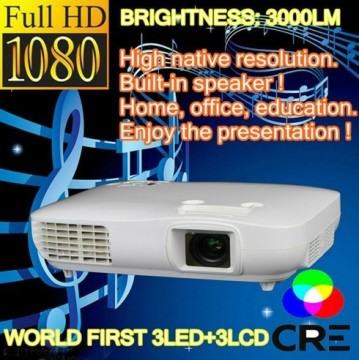 Terrific Real Full HD Cre Projector for Home (x2000vx)