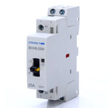 220V 2-Pole AC Magnet Contactor: Manual Operated Household Modular Contactor