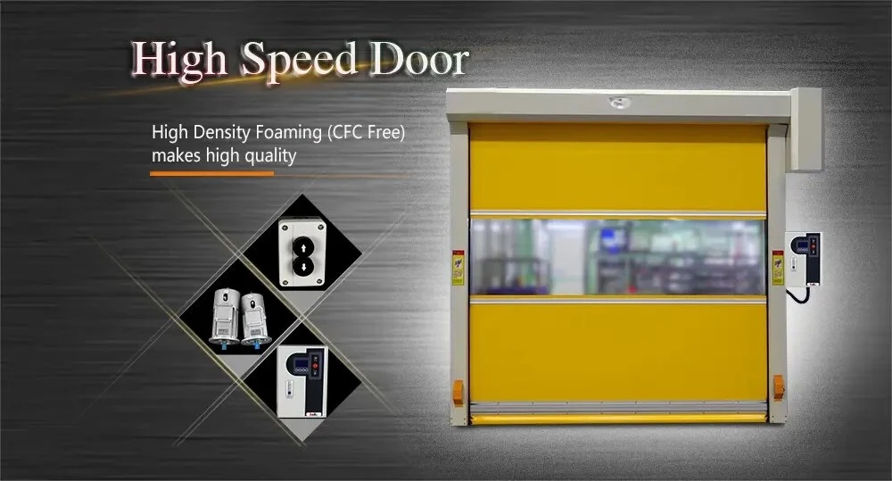 Industrial Fast Roller Shutter High Speed Door